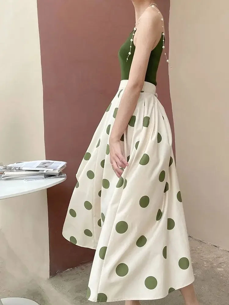 Chic and Elegant High Waist  Skirt - Vintage