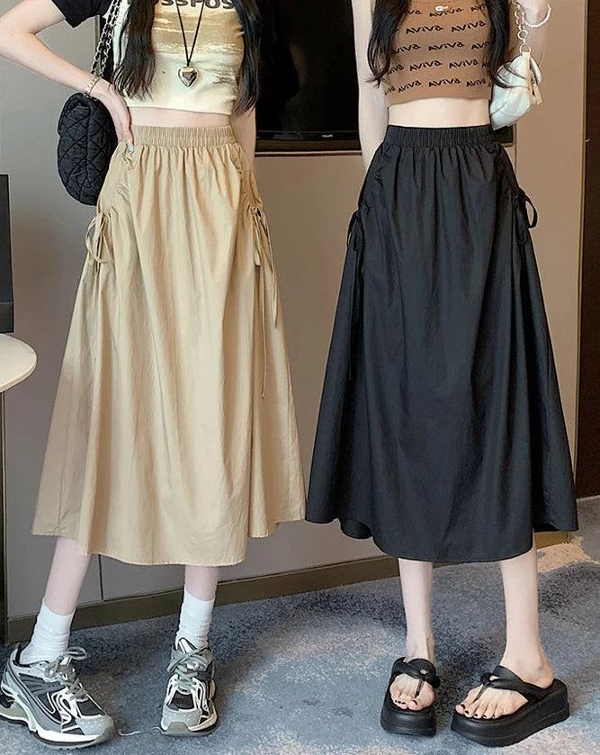 Skirts For Women Drawstring Cargo