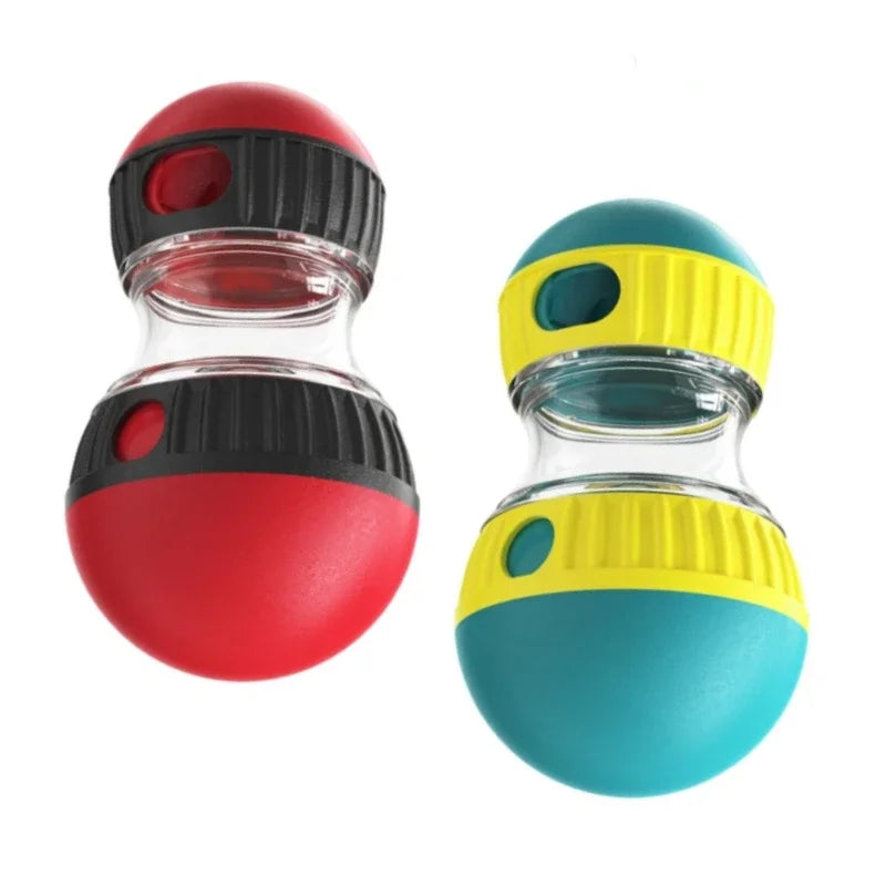 Dog Toys that Increase Intelligence /Elliptical Track Rolling Ball with Leaky Food opening